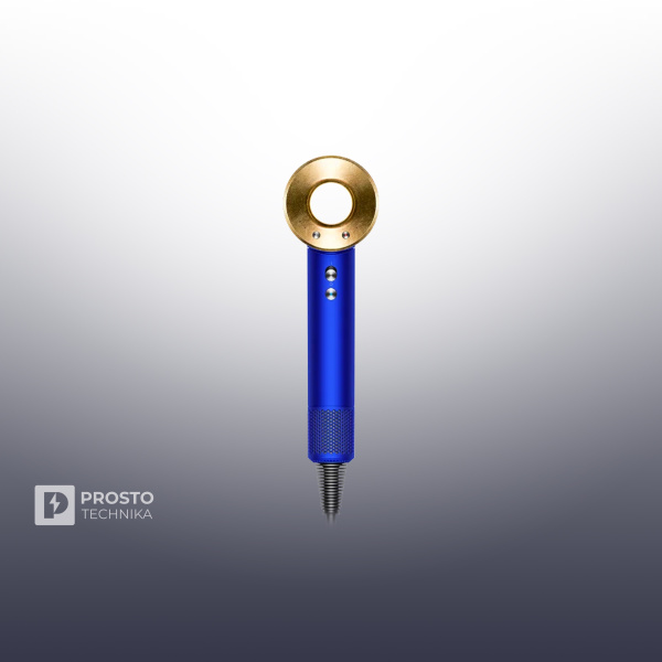 Фен Dyson Supersonic HD08 с кейсом, Blue/Gold